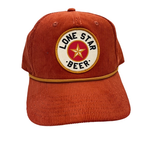 NWOT Lone Star Beer Corduroy Snapback Hat - Picture 2 of 12